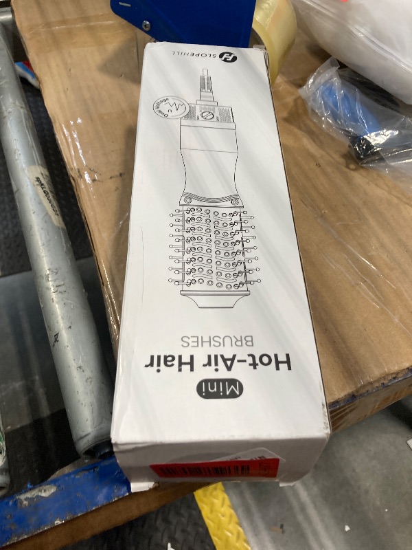 Photo 1 of ** USED*** slopehill Mini Dual Voltage Hair Dryer Brush,1000 Watts Travel Hot Air Brush with European Plug, Ionic Hair Dryer and Styler for Women for Home & Salon, Oval Barrel 2 Heat & 2 Speed Settings