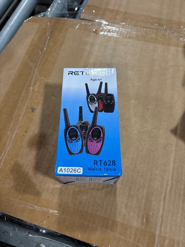Photo 1 of (ONLY INCLUDES ONE WALKIE TALKIE) Retevis RT628 Walkie Talkies for Kids,Toys Gifts for 6-12 Years Old Boys Girls,Long Range 2 Way Radio 22CH VOX,Birthday Gift,Family Walkie Talkie for Camping Hiking Indoor Outdoor