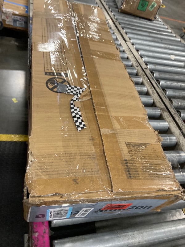 Photo 1 of ** DAMAGE MINOR / INCLUDED HARDWARE** YDN Electric Standing Desk Adjustable Height, 40 x 24 Inches Stand up Desk with Cable Management, Home Office Desks with Splice Board & White Frame, White Top