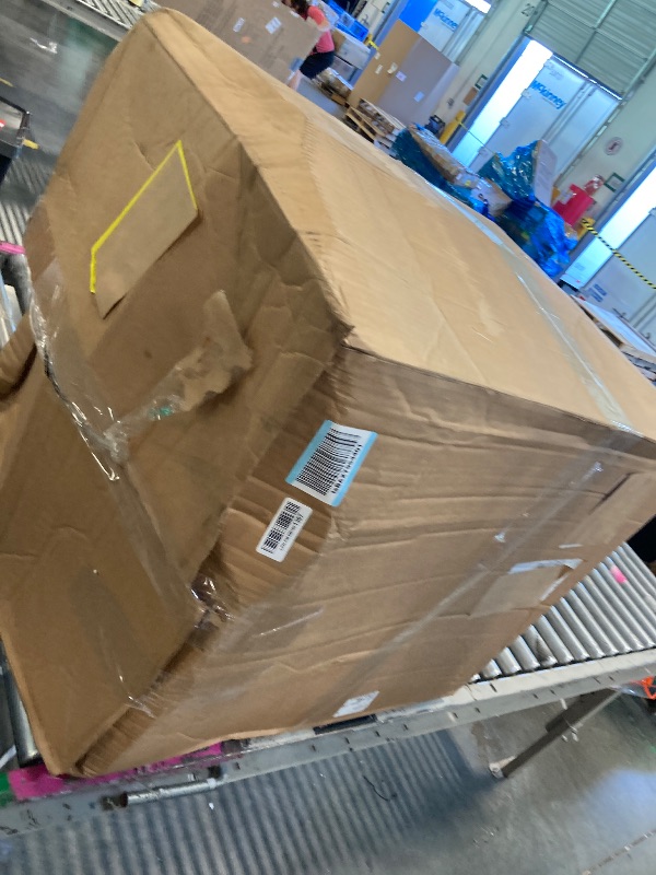 Photo 1 of ** USED** Big Joe Dorm Bean Bag Chair with Drink Holder and Pocket, Two Tone Gray Smartmax, Durable Polyester Nylon Blend, 3 feet