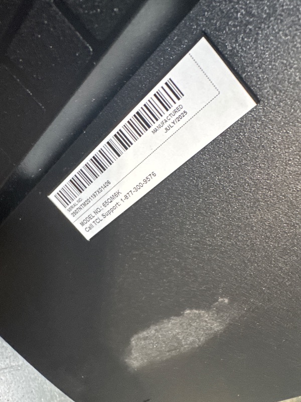 Photo 1 of ** TESTED / FUNCTIONAL MISSING CONTROL** TCL 65-Inch Class QM6K Series QD-Mini LED 4K UHD Google Smart TV Best Value Mini-LED TV - QLED, 144hz, 288hz Gaming Rate, High Contrast Screen, Onkyo Audio, Dolby Atmos (65QM6K, 2025 Model)