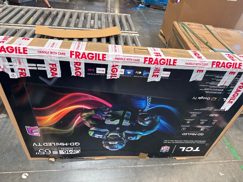 Photo 1 of ** TESTED / FUNCTIONAL MISSING CONTROL** TCL 65-Inch Class QM6K Series QD-Mini LED 4K UHD Google Smart TV Best Value Mini-LED TV - QLED, 144hz, 288hz Gaming Rate, High Contrast Screen, Onkyo Audio, Dolby Atmos (65QM6K, 2025 Model)