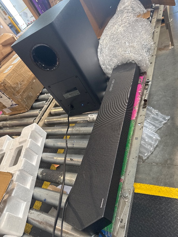 Photo 1 of ** USED/ FUNCTIONAL TESTED / DAMAGE MINOR** Samsung HW-Q910D 9.1.2 ch Soundbar w/Dolby Audio, Surround Sound Expansion, Adaptive Sound, Wireless Subwoofer, 2024