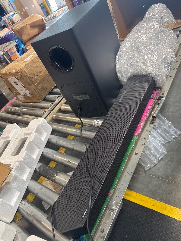 Photo 1 of ** USED/ FUNCTIONAL TESTED / DAMAGE MINOR** Samsung HW-Q910D 9.1.2 ch Soundbar w/Dolby Audio, Surround Sound Expansion, Adaptive Sound, Wireless Subwoofer, 2024