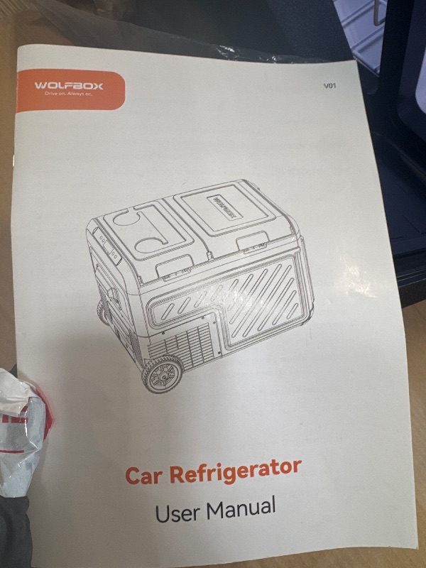 Photo 1 of ** VERY USED/ TESTED FUNCTIONAL/ DIRTY **WOLFBOX 12V Car Refrigerator, 39 Quart Dual Zone Car Fridge, Portable Freezer(-8?~68?) with 12/24V DC 100/240V AC, APP Control Electric Cooler for Car, RV, Camping, Travel and Home Use