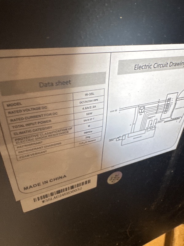 Photo 1 of ** VERY USED/ TESTED FUNCTIONAL/ DIRTY **WOLFBOX 12V Car Refrigerator, 39 Quart Dual Zone Car Fridge, Portable Freezer(-8?~68?) with 12/24V DC 100/240V AC, APP Control Electric Cooler for Car, RV, Camping, Travel and Home Use