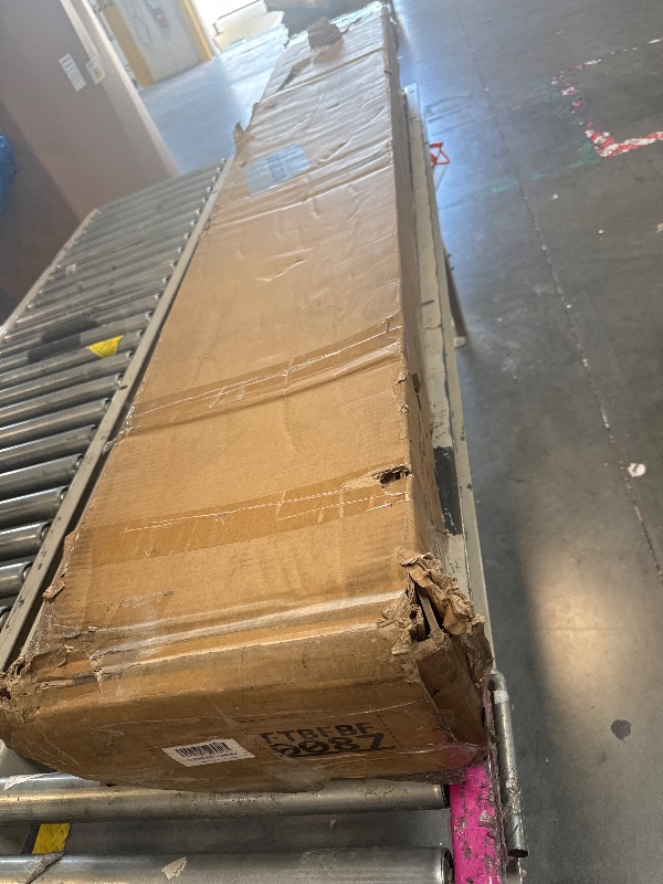 Photo 1 of ** VERY USED/ DAMAGE MINOR ** ** YITAHOME Queen Size Bed Frame with Lift Up Storage, Bed Frame Queen Size with 2-Tier Storage Headboard, LED Platform Bed with Charging Station, No Spring Box Needed, Rustic Brown