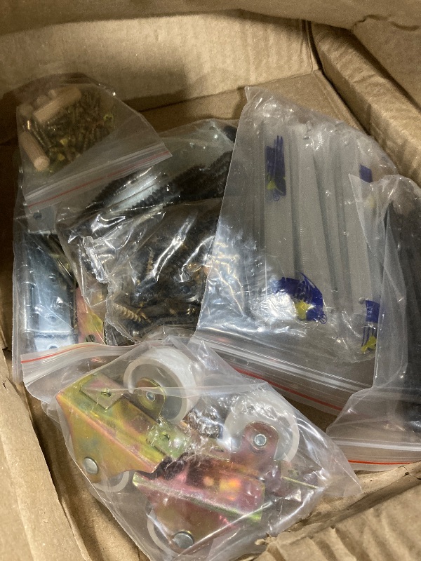 Photo 1 of ** USED/ 2 BOXES** ** FAVSH Queen Size Murphy Bed Built-in Charging Station & Storage Drawer, Rustic Country Style Wall Bed,Easy Assembly Solid Pine Wood Hidden Beds for Bedroom,Space-Saving, Antique Grey