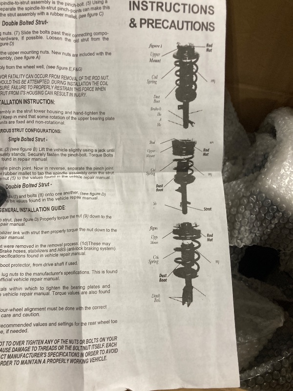 Photo 1 of ** USED ** KUIPERAUTO 2PCS Front Struts Complete Assembly Shocks Absorbers Compatible for 2004-2008 Ford F150 Compatible for 2006 2007 2008 Lincoln Mark LT 171361 5713614