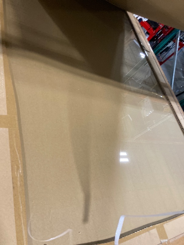 Photo 1 of ** NEW ** [Tempered Glass] 48" x 72" Glass Chair Mat, 1/5" Thick Office Chair Mat for Carpet or Hardwood Floor, Heavy Duty Hard Chair Mats with Round Corner and Polished Edge, Carpeted Floor Protector