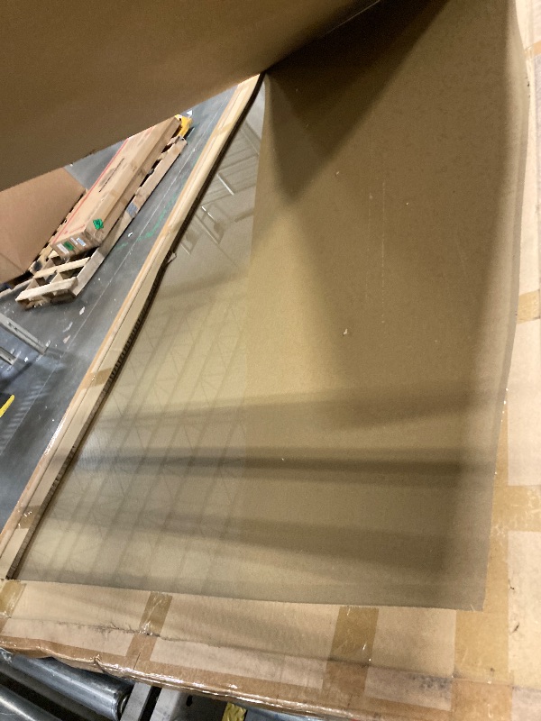 Photo 1 of ** NEW** [Tempered Glass] 40" x 80" Glass Chair Mat, 1/5" Thick Office Chair Mat for Carpet or Hardwood Floor, Heavy Duty Hard Chair Mats with Round Corner and Polished Edge, Carpeted Floor Protector