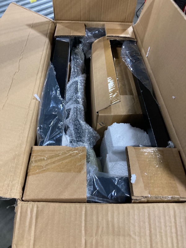 Photo 1 of ** SET 2 BOXES / NEW** Alpine Corporation | 72"H Indoor/Outdoor Mirror Waterfall Floor Fountain — LED Lights & River Stones — Elegant Bronze Finish for Home, Office, Patio & Entryway Décor