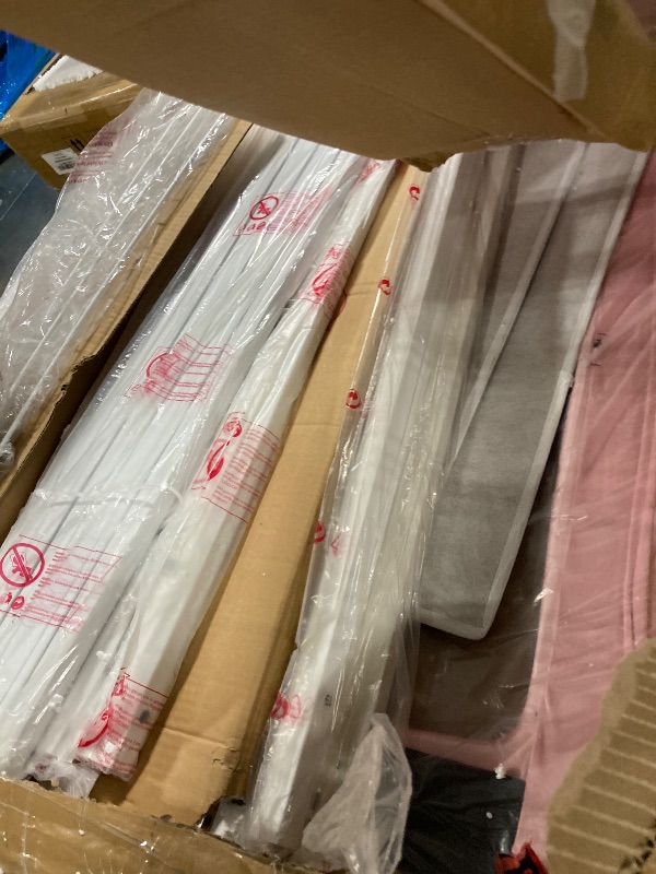 Photo 1 of ** USED ** Twin Upholstered LED Bed Frame with 2 Storage Drawers and 2-Tier Storage Bookcase Headboard, Velvet Princess Platform Bed for Kids/Girls/Boys, Heavy Duty Metal Support, No Box Spring Needed, Pink