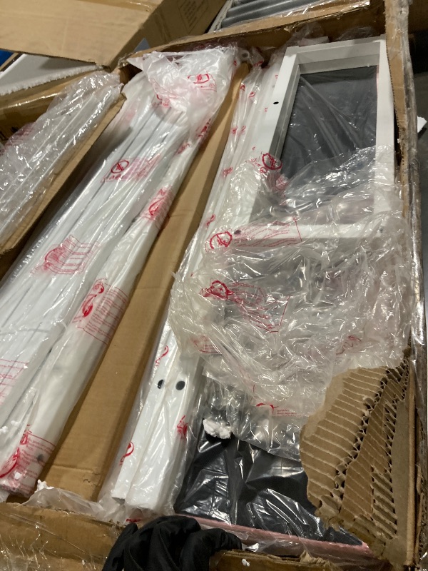 Photo 1 of ** USED ** Twin Upholstered LED Bed Frame with 2 Storage Drawers and 2-Tier Storage Bookcase Headboard, Velvet Princess Platform Bed for Kids/Girls/Boys, Heavy Duty Metal Support, No Box Spring Needed, Pink