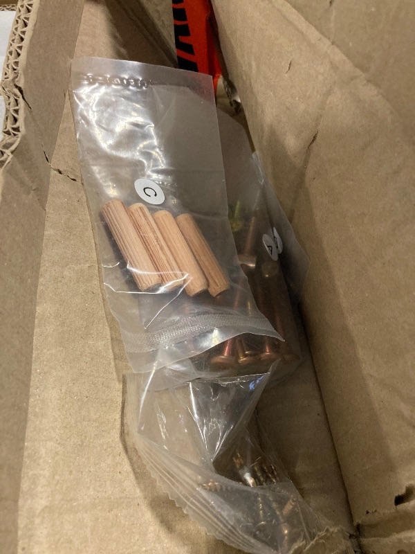 Photo 1 of ** NEW / INCLUDED MANUAL AND HARDWARE** Harper & Bright Designs Floor Bed Full Size Montessori Bed Frame with Fence and Door, Wooden Full Platform Bed for Kids, Boys Girls, Slats Included, No Box Spring Needed, White