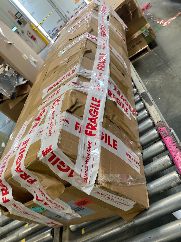 Photo 1 of ** USED** GAOMON Boucle Queen Bed Frame with Storage Headboard, Upholstered Bed Frame Queen Size with Charging Station, LED Lights, 4 Storage Drawers, No Box Spring Needed, Noise Free, Beige