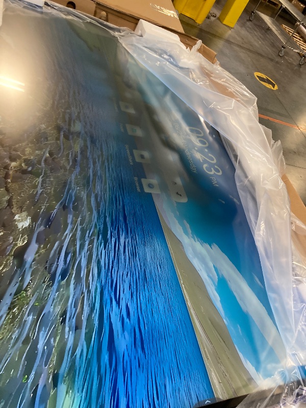 Photo 1 of ** BRAND NEW ITEM / SMALL DETAIL ON SCREEN, TURNS ON PERFECTLY, TOUCH WORKS PERFECTLY ** leaderhub Smart Board, 65inch 4K UHD with 50MP Camera 8Mic, All in One Smartboard with AI Recognition,Digital Touch Screen for Meeting and Education (Wall Bracket,Cas