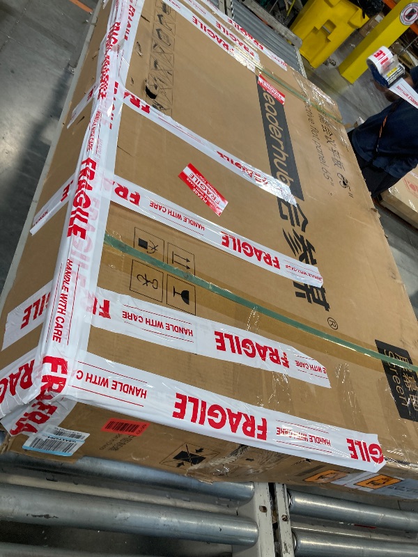 Photo 1 of ** BRAND NEW ITEM / SMALL DETAIL ON SCREEN, TURNS ON PERFECTLY, TOUCH WORKS PERFECTLY ** leaderhub Smart Board, 65inch 4K UHD with 50MP Camera 8Mic, All in One Smartboard with AI Recognition,Digital Touch Screen for Meeting and Education (Wall Bracket,Cas