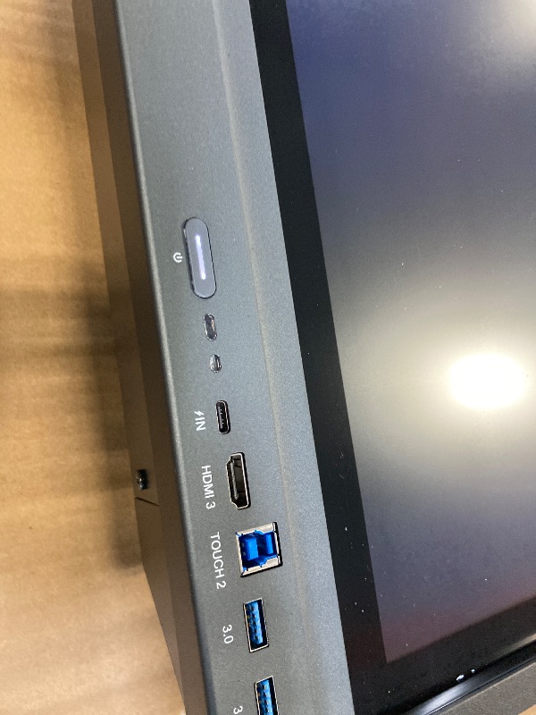 Photo 1 of ** BRAND NEW ITEM / SMALL DETAIL ON SCREEN, TURNS ON PERFECTLY, TOUCH WORKS PERFECTLY ** leaderhub Smart Board, 65inch 4K UHD with 50MP Camera 8Mic, All in One Smartboard with AI Recognition,Digital Touch Screen for Meeting and Education (Wall Bracket,Cas