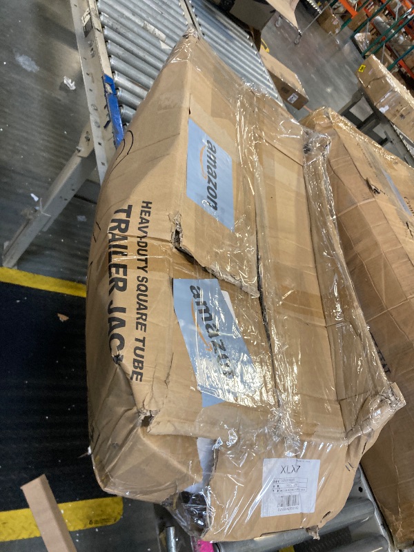 Photo 1 of ** USED/ SILVER COLOR **  Heavy Duty Weld Square Tube Trailer Jack - 12.5" Lift 13.5" Drop Leg Travel Capacity 12000 LBS (12000lbs Front Pull pin)