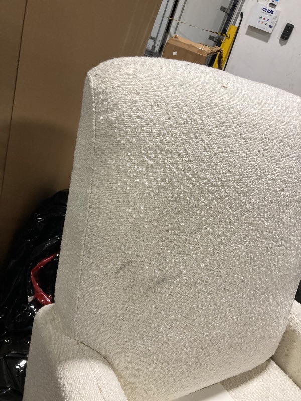 Photo 1 of **  TESTED FUNCTIONAL RECLINE/ USE DIRTY  ** Graco Bellwood Power Recliner Swivel Glider (Ivory Boucle) – Electronic Power Recliner for Nursery, Includes Dual-USB Charging Port for USB-A & USB-C, Glider Rocking Chair with Full Recline