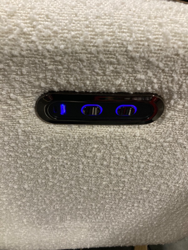 Photo 1 of **  TESTED FUNCTIONAL RECLINE/ USE DIRTY  ** Graco Bellwood Power Recliner Swivel Glider (Ivory Boucle) – Electronic Power Recliner for Nursery, Includes Dual-USB Charging Port for USB-A & USB-C, Glider Rocking Chair with Full Recline