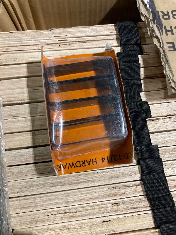 Photo 1 of ** NEW/ INCLUDED HARDWARE ** Signature Design by Ashley Wooden Mattress Support Bunkie Board Roll Slat with Nylon Cord, Queen, Beige