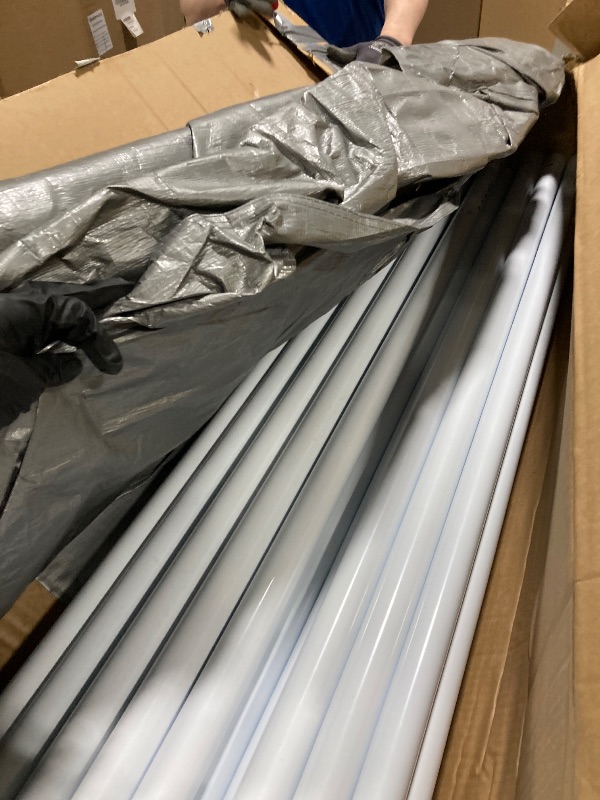 Photo 1 of ** VERY USED ** COBIZI Carport Canopy 12x20 Heavy Duty Car Tent Garage, Galvanized Frame Car Canopy Outdoor Shelter Waterproof & UV Protected with Built-in Sandbags & All-Season Tarp for Car Boat Truck, Gray