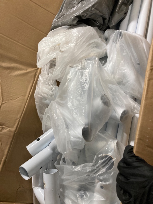 Photo 1 of ** VERY USED ** COBIZI Carport Canopy 12x20 Heavy Duty Car Tent Garage, Galvanized Frame Car Canopy Outdoor Shelter Waterproof & UV Protected with Built-in Sandbags & All-Season Tarp for Car Boat Truck, Gray