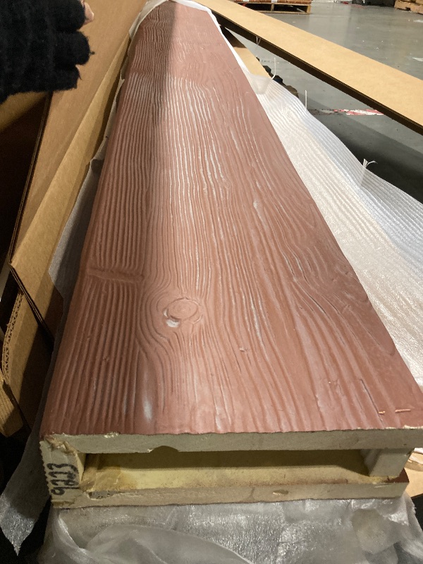 Photo 1 of * *SIMILAR // SET 2 BOX ** 12"** flat synthetic wood roof beams 9223