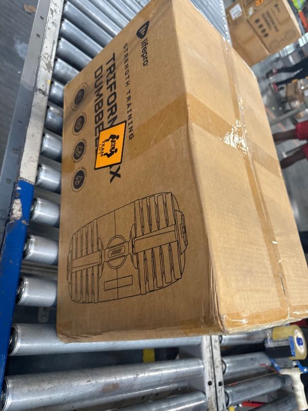 Photo 1 of ** NEW **Lifepro Adjustable Dumbbells - 15Lb 25Lb 43Lb 55Lb 90Lb 6in1 Dumbbells Adjustable Weight, Compact Quick Adjustable Dumbbells set/ single for Full Body Exercise & Fitness Home Gym
