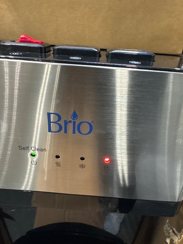 Photo 1 of ** VERY USED/ DIRTY  / LIGHT UP TESTED** ** Brio Self Cleaning Bottom Loading Water Cooler Water Dispenser – Limited Edition - 3 Temperature Settings - Hot, Cold & Cool Water