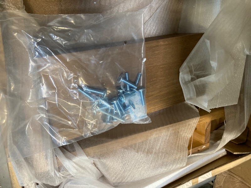 Photo 1 of ** USED/INCLUDED MANUAL AND HARDWARE   ** Plank+Beam Modern Rectangular Coffee Table, 48", Medium Sized Coffee Table, Center Tables for Small Spaces, Living Space Medium Tea Table, Pecan Wirebrush