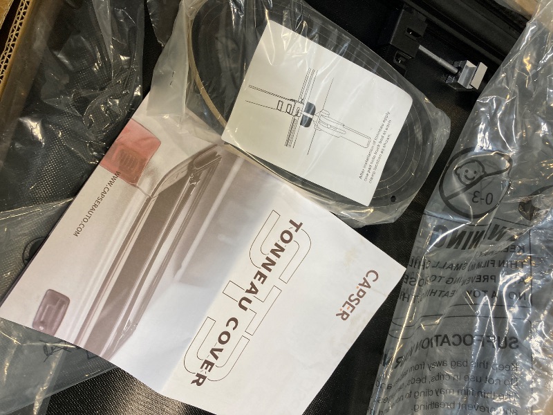 Photo 1 of ** NEW ** CAPSER Silverado 1500 5.8FT Soft Tri Fold Tonneau Cover Fits 2019-2024 Chevy Silverado 1500/GMC Sierra 1500 69.9Inch Truck Bed