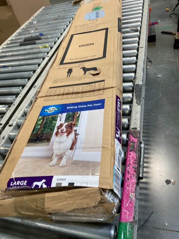 Photo 1 of ** NEW / INCLUDED MANUAL AND ACCESORIES ** PetSafe Sliding Glass Pet Door - No-Cut DIY Install Doggy Door for Renters - Aluminum Frame - Adjustable Height 75 7/8" to 81" - Ideal for Large Dogs Up to 100 lb - Bronze