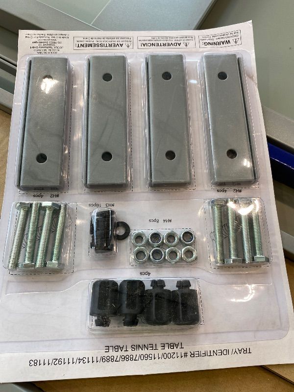 Photo 1 of **INCLUDED ACCESORIES AND MANUAL ** JOOLA NOVA DX Indoor/Outdoor Table Tennis Table with Weatherproof Net Set