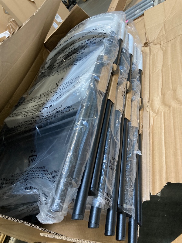 Photo 1 of ** NEW** Amazon Basics Sturdy Foldable Plastic Chair, Portable, 350-Pound Capacity, White, 6-Pack