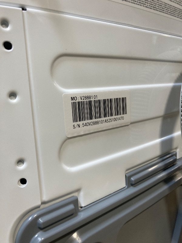 Photo 1 of ** DAMAGE MINOR / FUNCTIONAL TESTED ** ** BLACK+DECKER 0.9 Cu. Ft. Portable Washer, 6.6 lb. Capacity Washing Machine for Homes & Apartments, 5 Wash Cycles, Quick Connect Sink Adapter and Drain Hose Included, Transparent Lid, BPWM09W, White