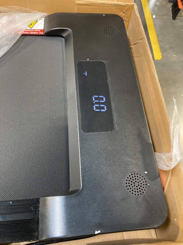 Photo 1 of ** USED/ FUNCTIONAL TESTED ** PACEROCKER Walking Pad Treadmill with 12% 9-Level Auto Incline, 450 lbs Capacity Bluetooth Speaker Under Desk Treadmills for Home Hiking, 5 MPH, Blue