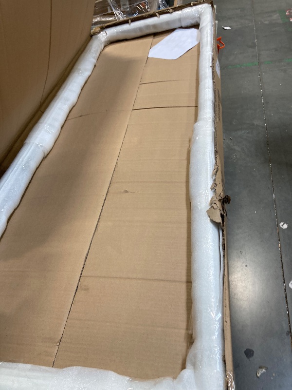 Photo 1 of ** MISSING SCREWS ** DoubleFill 1 Pcs 22 x 64 Inch Entry Door Frame Only Replacement Kit for 1" Glass (Glass Not Included), 1 Lite Exterior Front Door Window Frame Replacement (Rectangle)