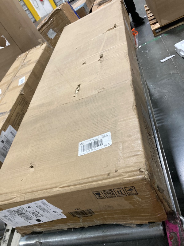 Photo 1 of **  VERY USED ** Shintenchi Sideboard Buffet Cabinet with Storage,53.4" Large Kitchen Buffet Storage Cabinet with 3 Drawers and 4 Doors,Wood Farmhouse Sideboard with Adjustable Shelf for Kitchen, Living Room,White