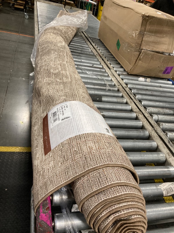 Photo 1 of ** USED / DIRTY ** Loloi Magnolia Home by Joanna Gaines Pace Collection PAC-01 Bark/Natural 9'-6" x 12'-3" Area Rug