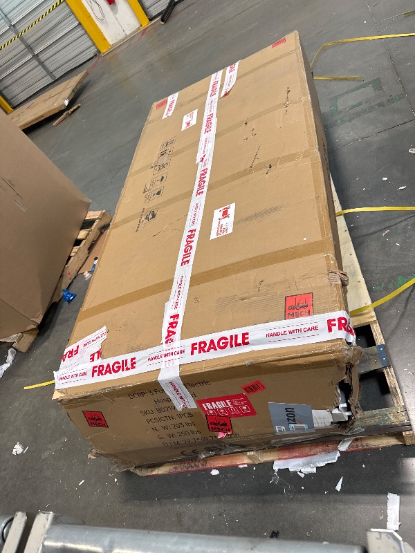 Photo 1 of ** NEW ** Real Relax Premium 3 Function Full Electric Hospital Bed (with Mattress & IV Pole), Premium Medical Hospital Beds, with Locking Casters, Motor.