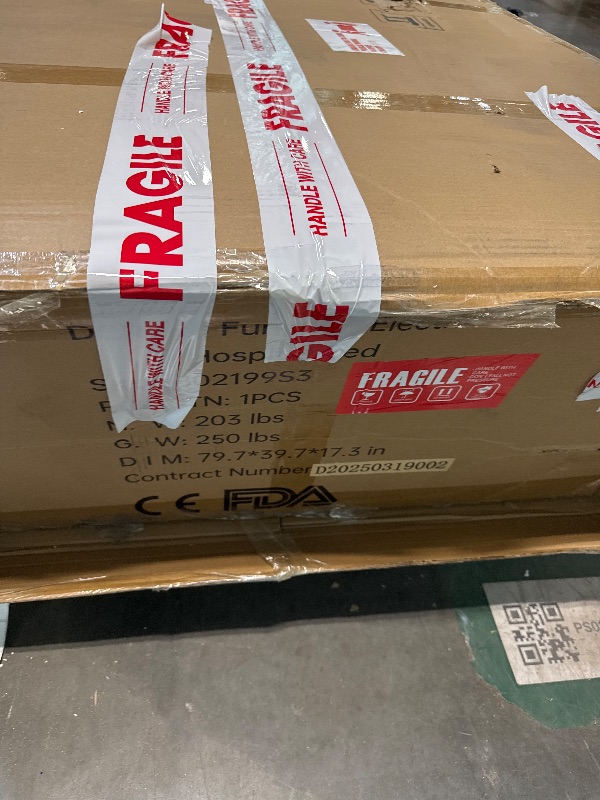 Photo 1 of ** NEW ** Real Relax Premium 3 Function Full Electric Hospital Bed (with Mattress & IV Pole), Premium Medical Hospital Beds, with Locking Casters, Motor.