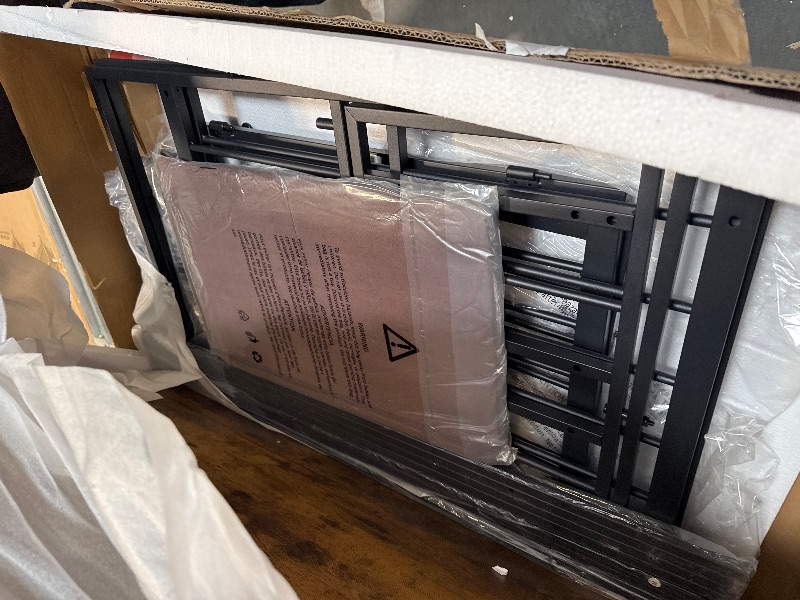 Photo 1 of ** NEW** ROOMTEC Furniture Style Large Dog Crate with 360° & Adjustable Raised Feeder for Dogs 2 Stainless Steel Bowls -End Table House Pad, Indoor Use,41" L X 24" W 36" H, Classic Brown