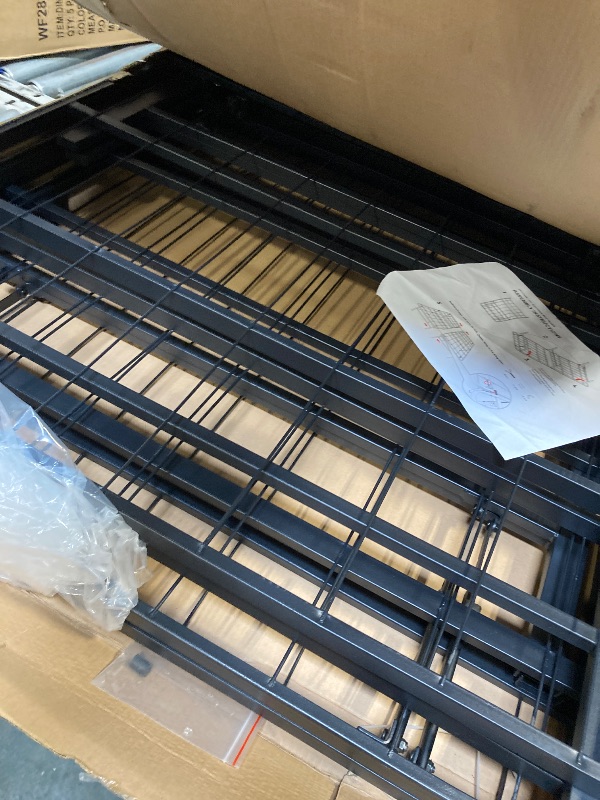 Photo 1 of ** USED** Linenspa Folding Metal Platform Bed Frame - No Box Spring Needed - Underbed Storage - Simple Tool Free Assembly - Mattress Foundation - 14" High - Traditional Design - Sturdy Steel - King Size