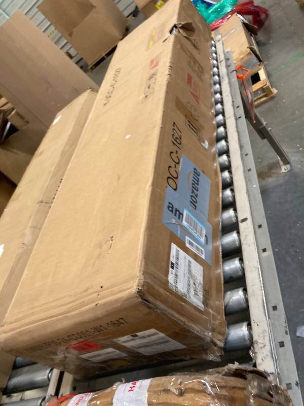 Photo 1 of ** NEW** Jocoevol Queen Size Floating Bed Frame with Ergonomic Hidden Storage Headboard and LED Lights, Visual Floating LED Bed Frame with Charing Station, Leather Upholstered Platform Bed, Heavy Duty, Black