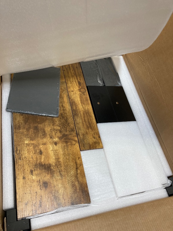 Photo 1 of ** NEW ** Agilestic L Shaped Electric Standing Desk with 2 Drawers, 63 Inch Ergonomic Adjustable Height Desk with Storage, Corner Desk Sit Stand up Computer Table for Work Office Home, Rustic Brown