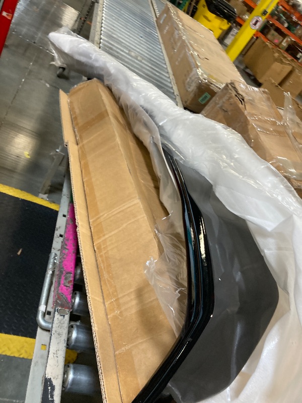Photo 1 of ** MISSING PARTS** ZZDSNJ Glossy Black Trunk Wing Spoiler Rear Wing Compatible with 2024-Present Ford Mustang S650 Models GT Performance Style Rear Lid Wing Spoiler