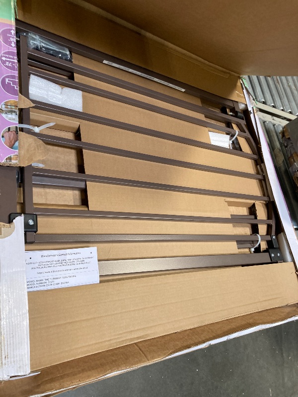 Photo 1 of ** BRAND NEW ITEM** Ingenuity Decorative Extra Wide Baby Gate & Dog Gate, 44"-72" Wide, 36" Tall, Hardware or Pressure Mounted, Install in Hallways, Bottom of Stairs, or Large Openings - Bronze